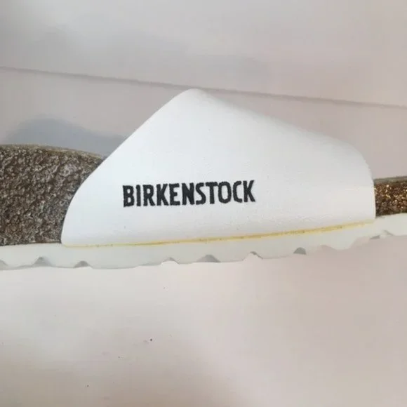 NEW Birkenstock Madrid White 41 narrow Slide Sandal - Picture 2 of 6